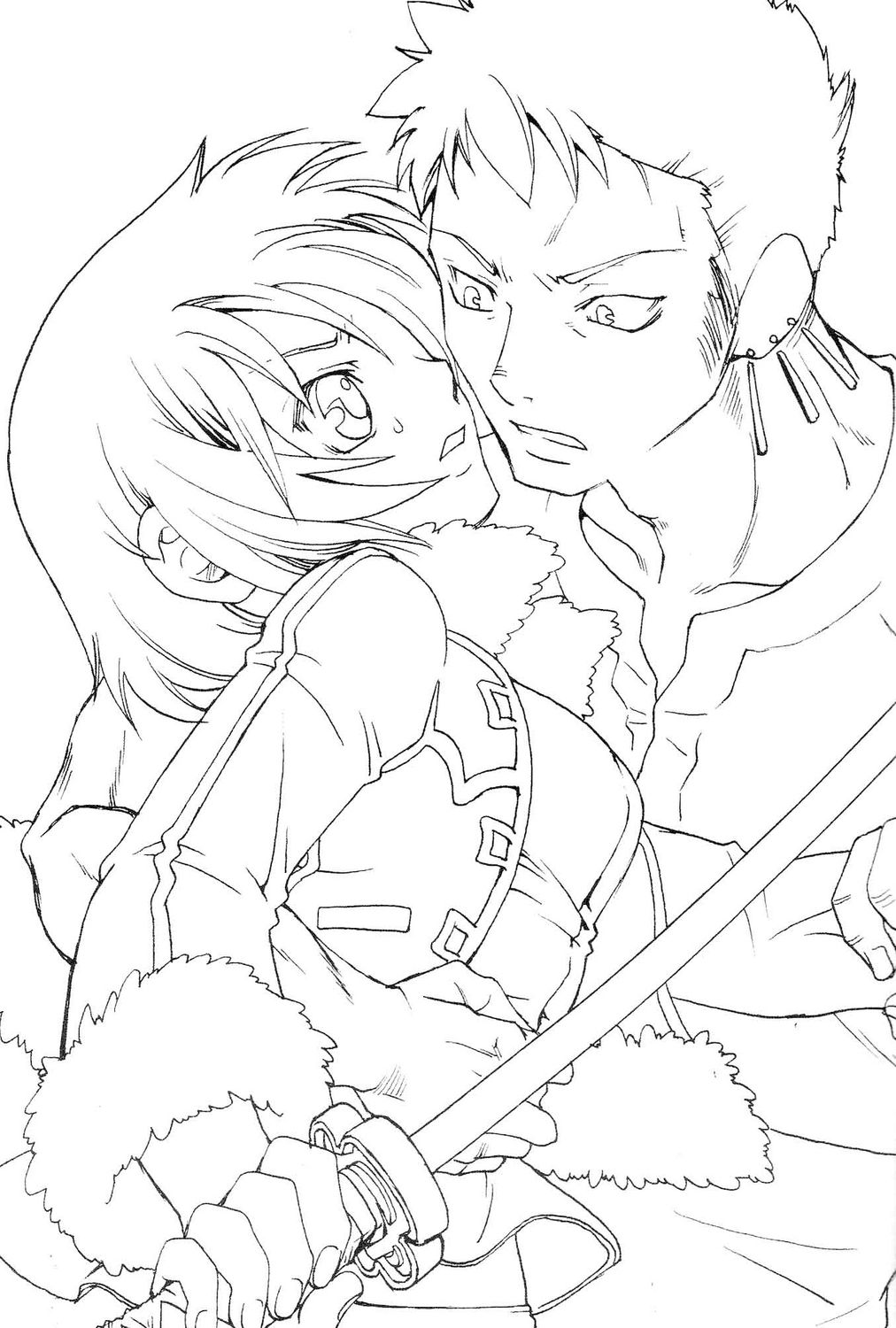 Saboten Girl 2 Zoro x Tashigi page 2 full