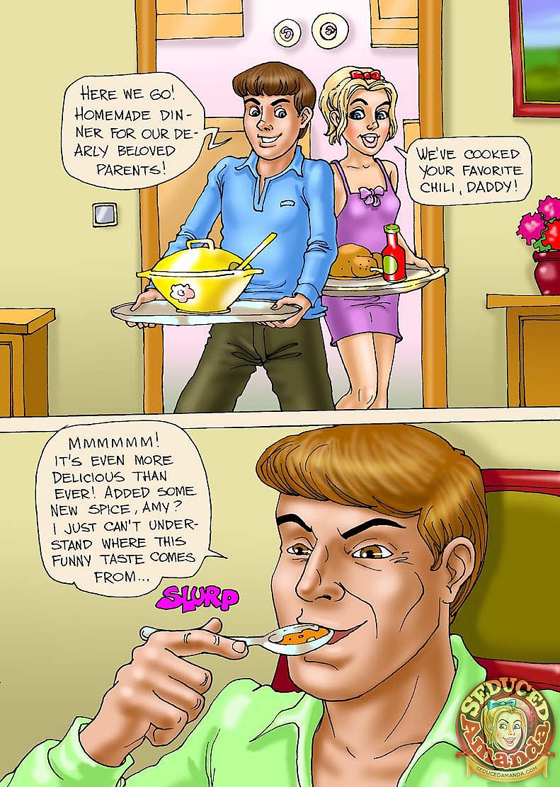 Amanda - Family Orgy page 7 full