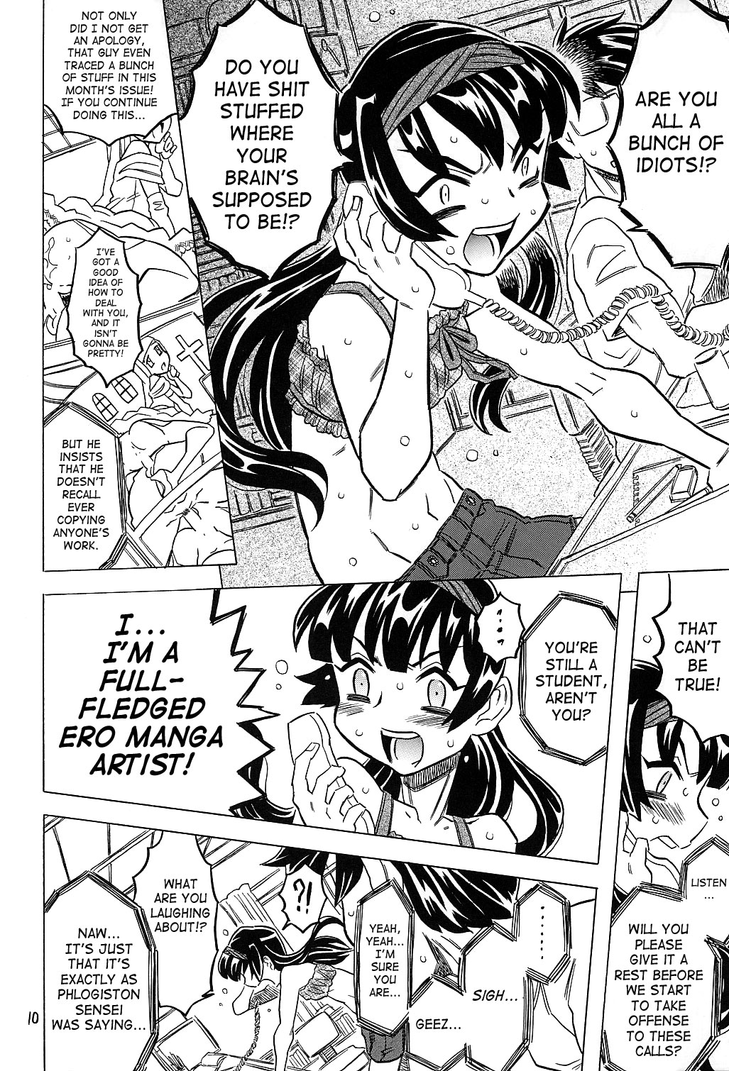 Female Ero Manga Artist Scorned page 9 full