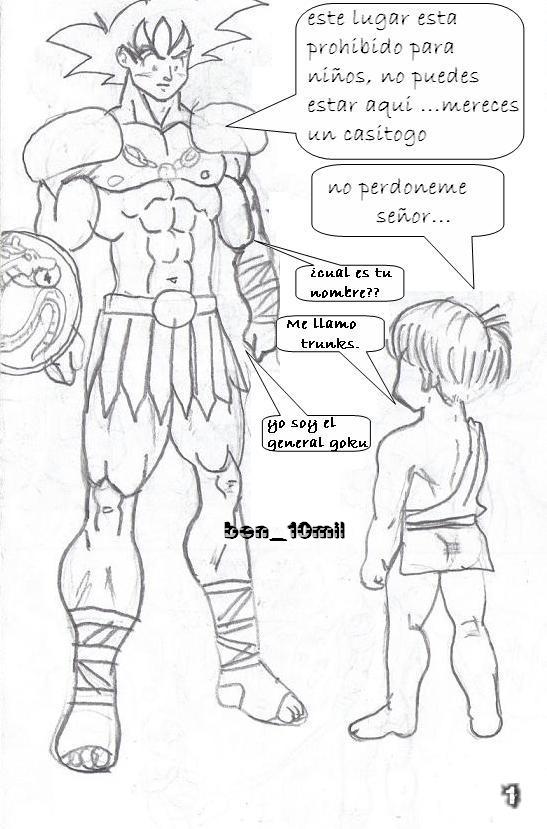 General Goku and Boy Trunks page 2 full