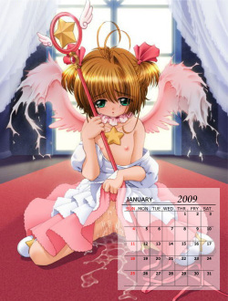 card captor sakura henati calendar 2009 for certified sakuraphiles out there