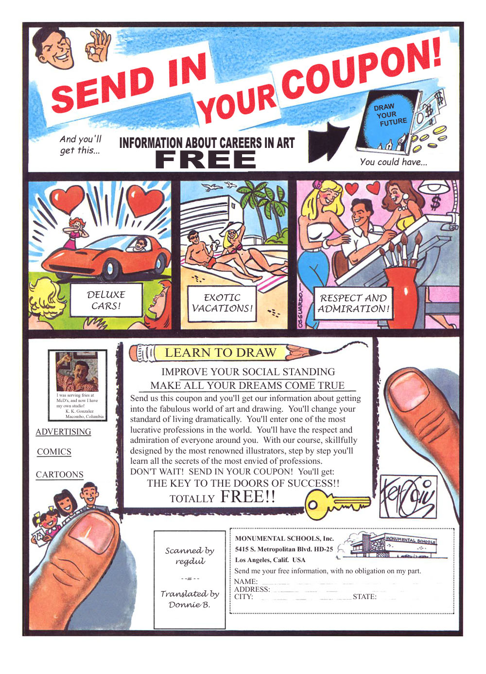 Send In Your Coupon! page 1 full