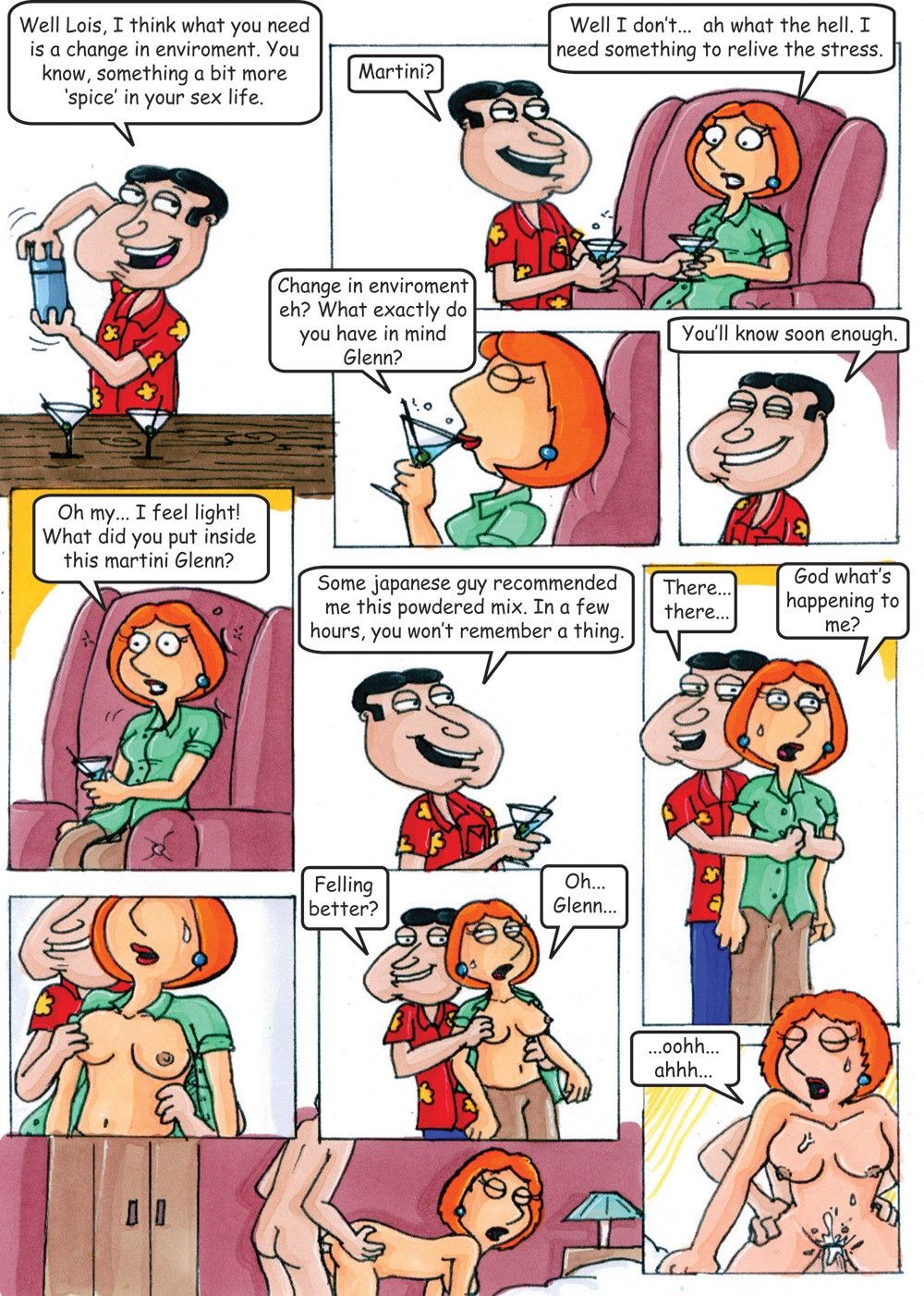 The Lois and Quagmire Affair page 2 full