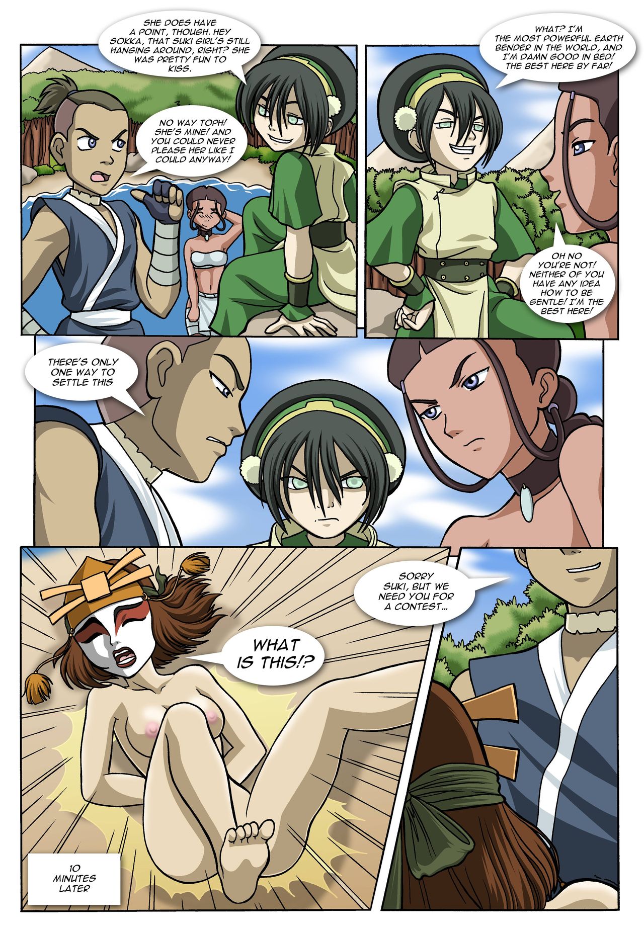 Avatar the Last Jizzbender page 3 full