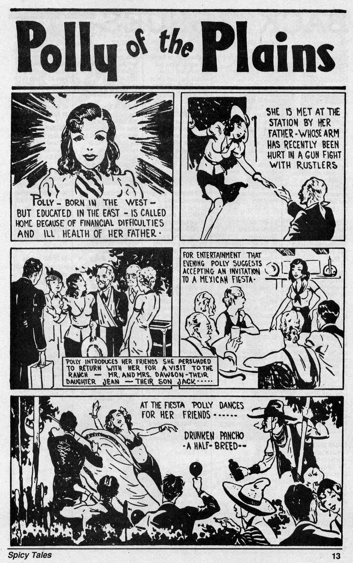 Spicy Tales #1 - Polly of the Plains page 1 full