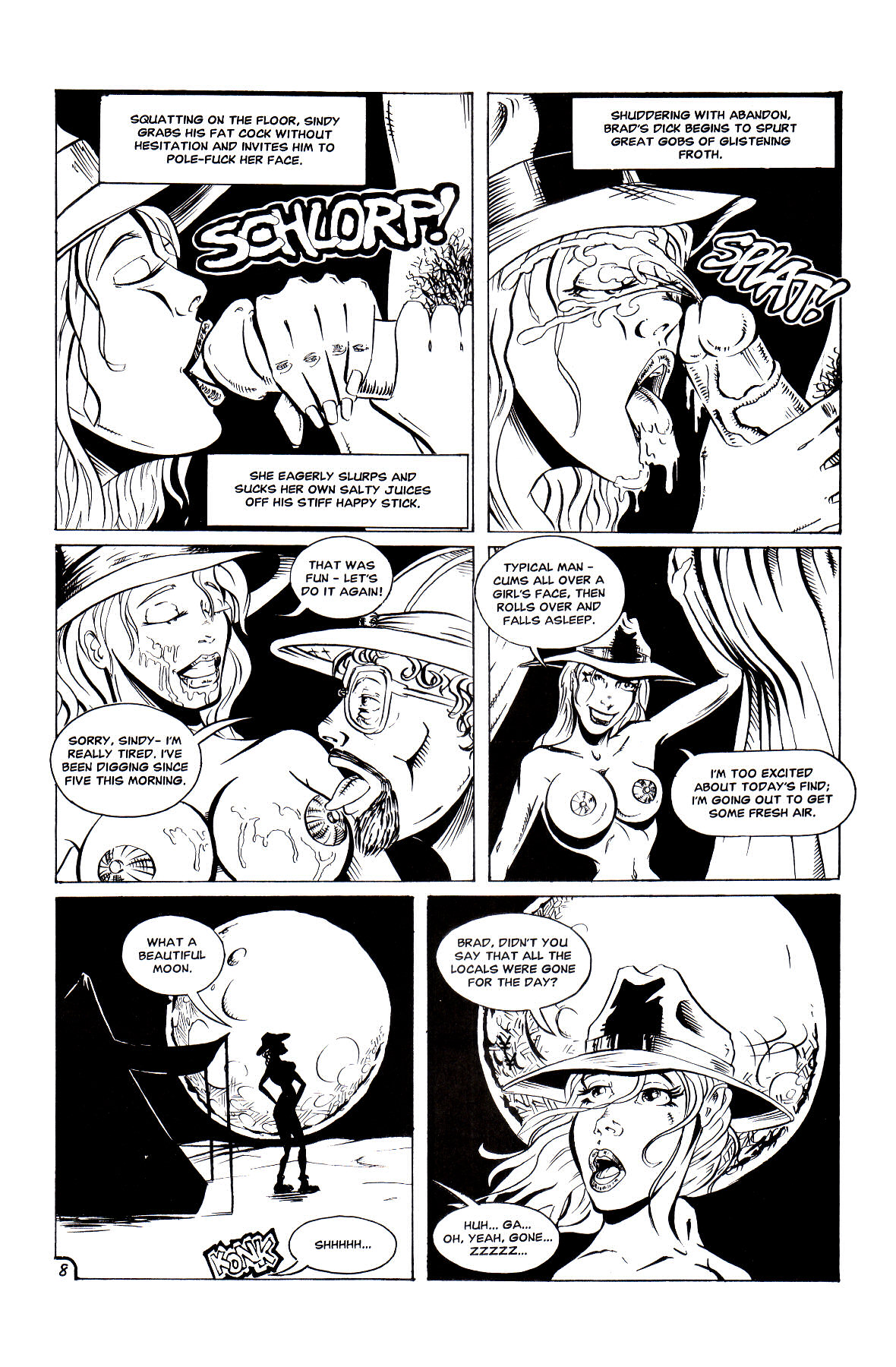 Sindy-Anna Moans #2: Quest for the Golden Dildo page 10 full