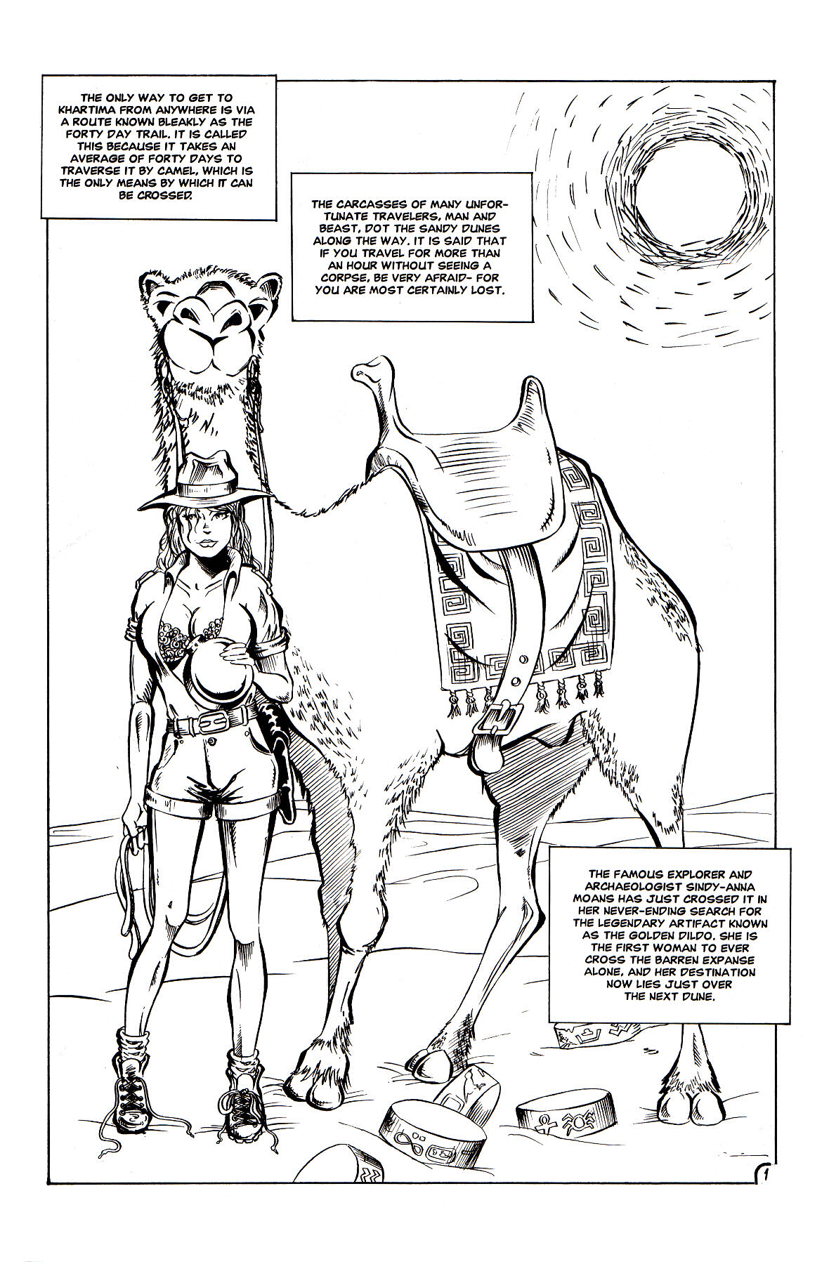 Sindy-Anna Moans #2: Quest for the Golden Dildo page 3 full