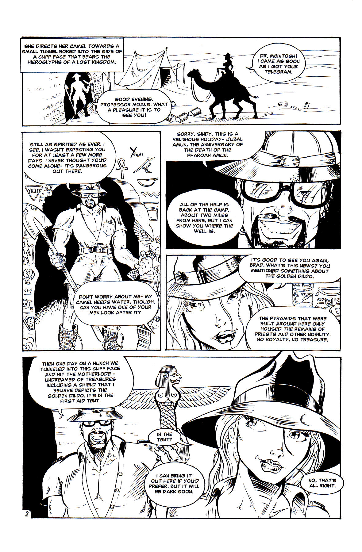 Sindy-Anna Moans #2: Quest for the Golden Dildo page 4 full