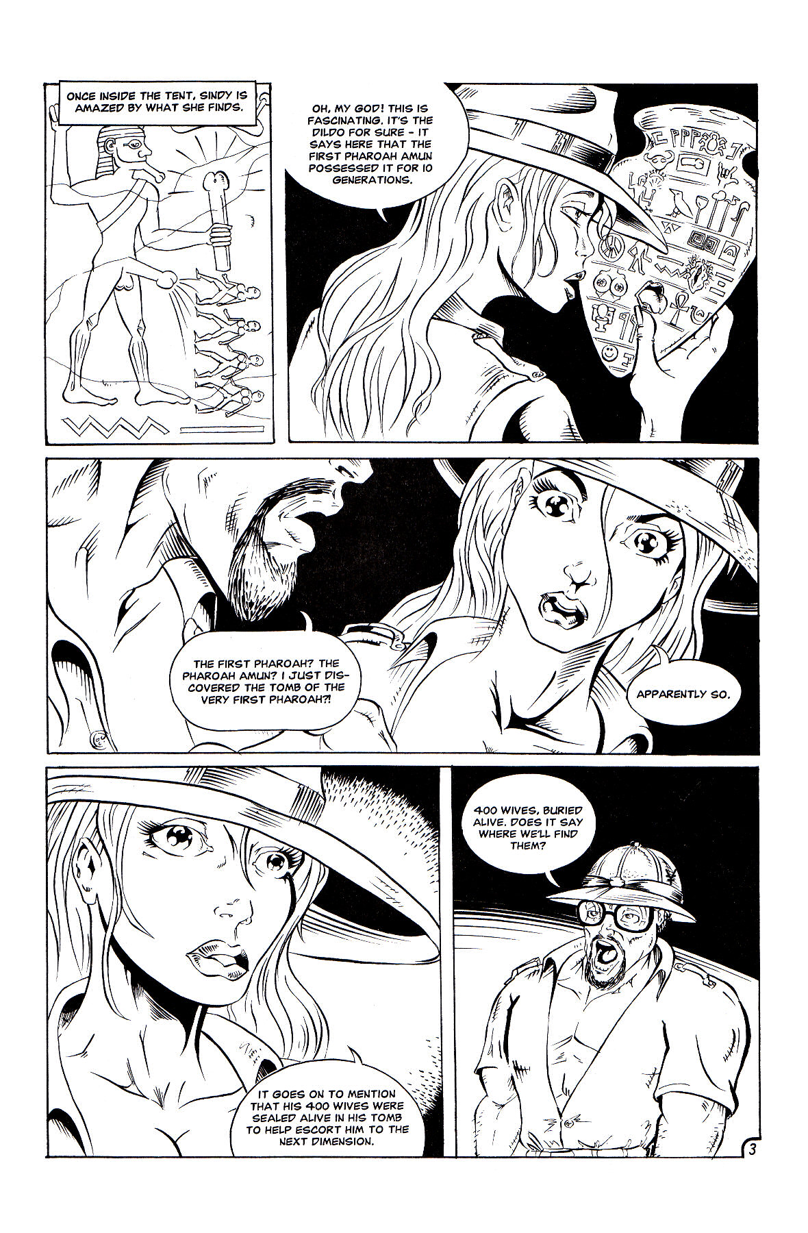 Sindy-Anna Moans #2: Quest for the Golden Dildo page 5 full