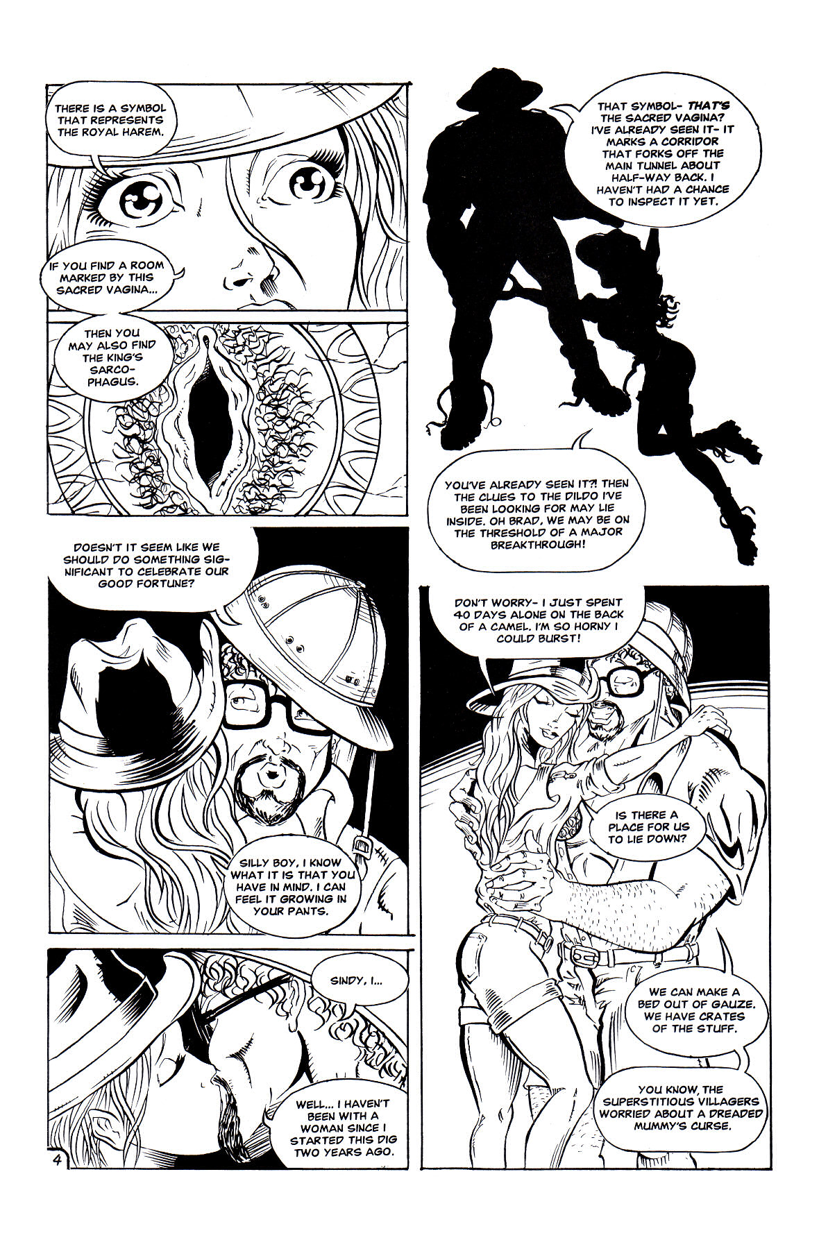 Sindy-Anna Moans #2: Quest for the Golden Dildo page 6 full