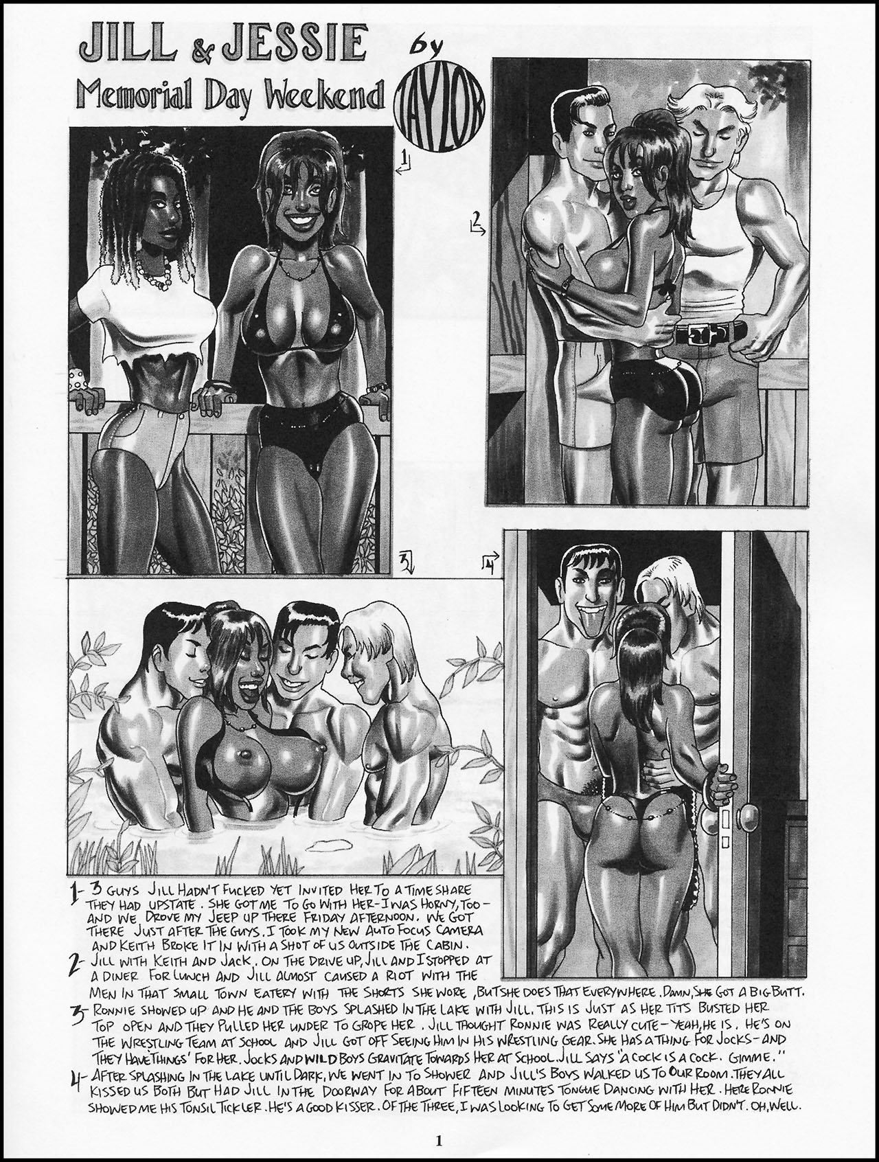 Sizzle comix #33 page 3 full