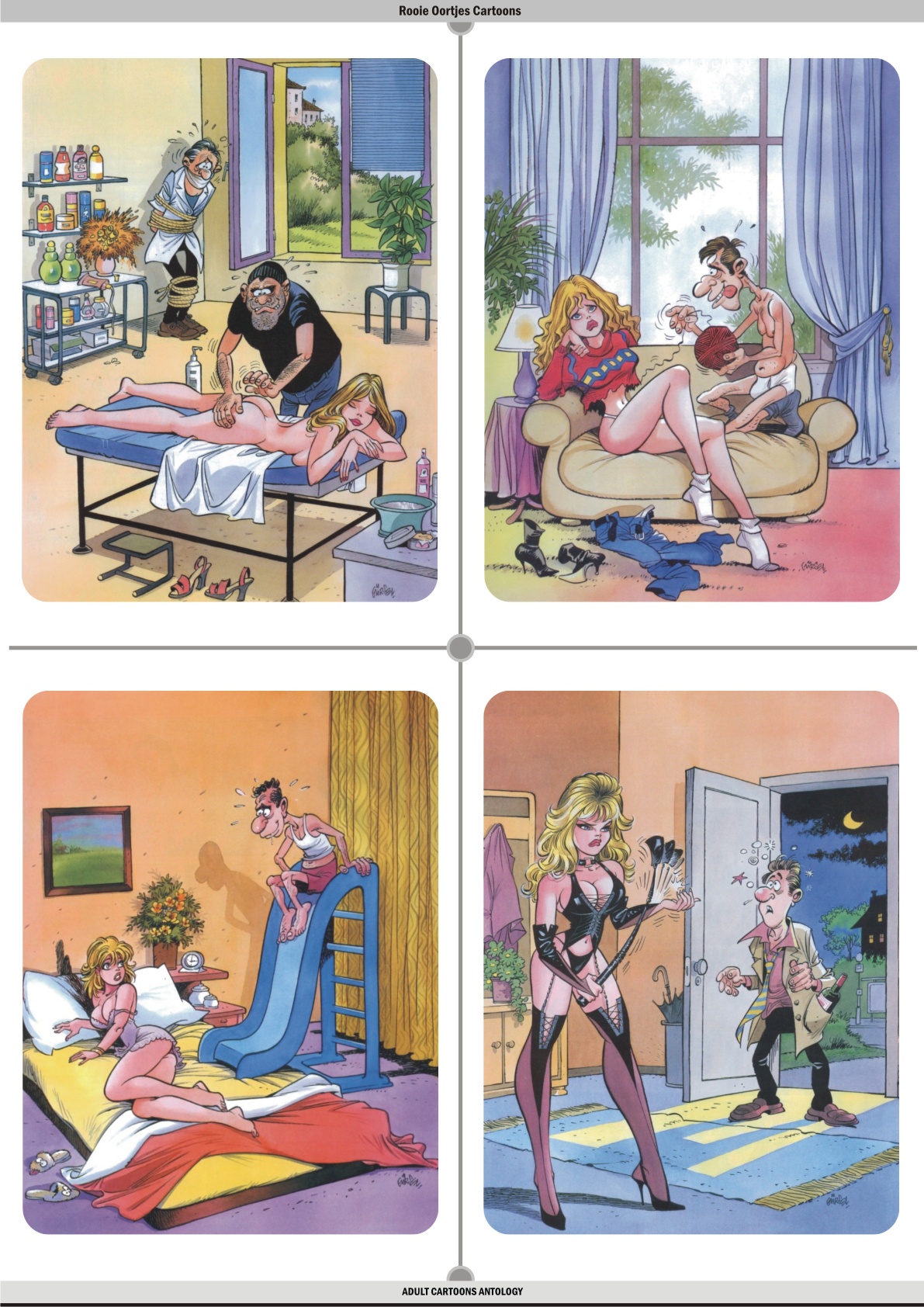 Rooie Oortjes - Adult Cartoon Anthology page 4 full