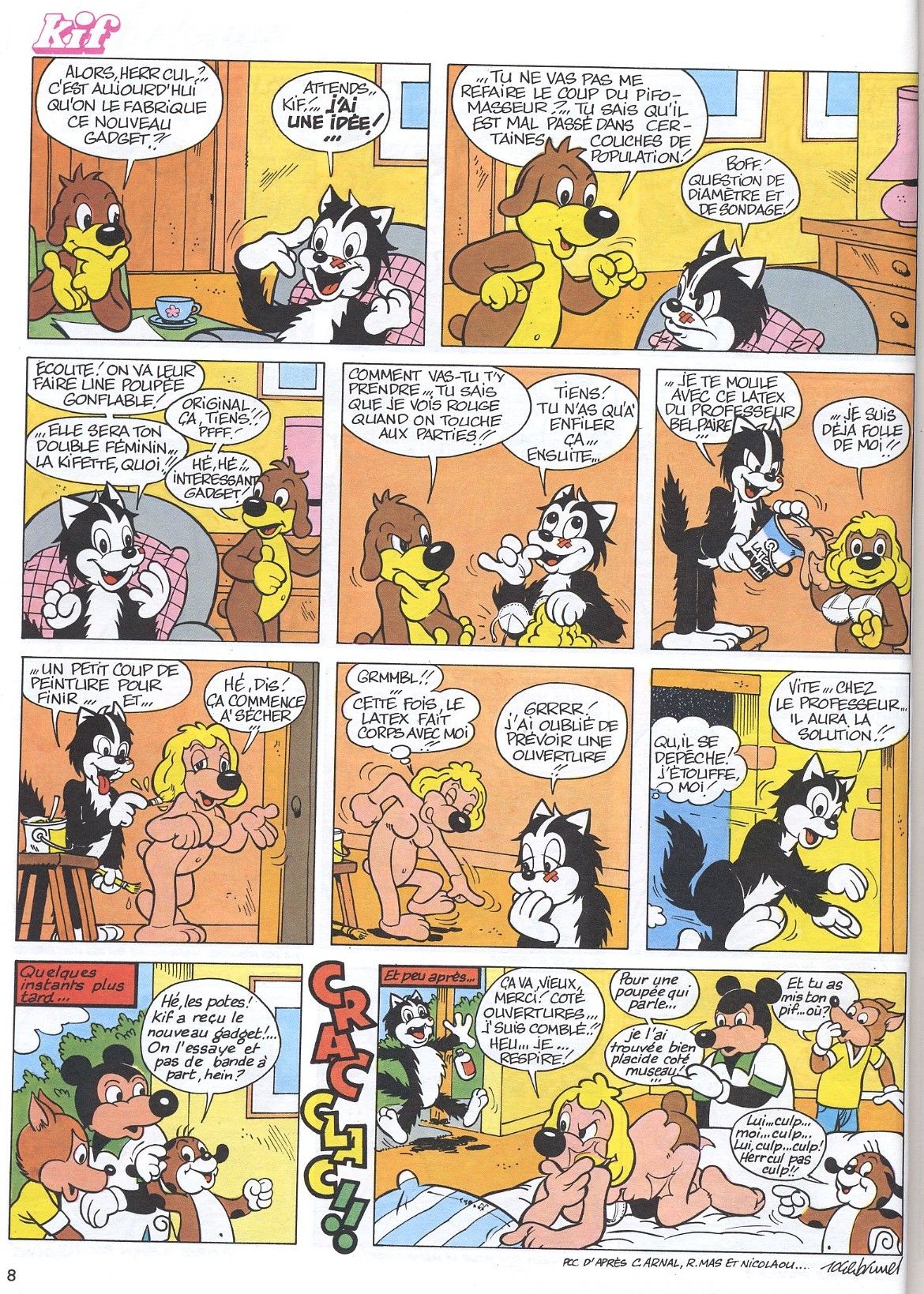 Pastiches 3 - école franco-belge page 10 full