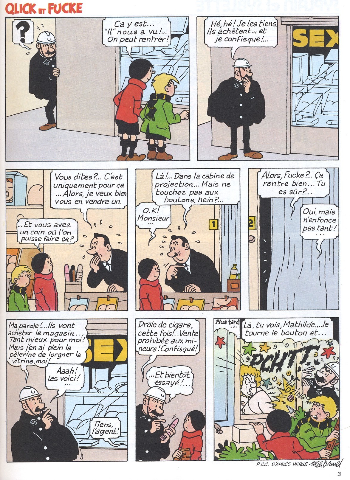 Pastiches 3 - école franco-belge page 5 full
