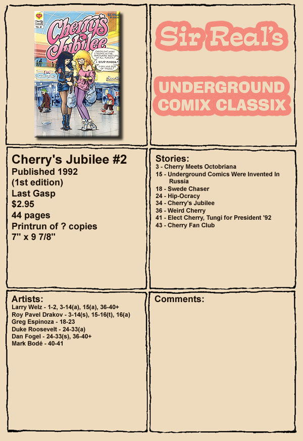 Cherry's Jubilee #2 page 1 full