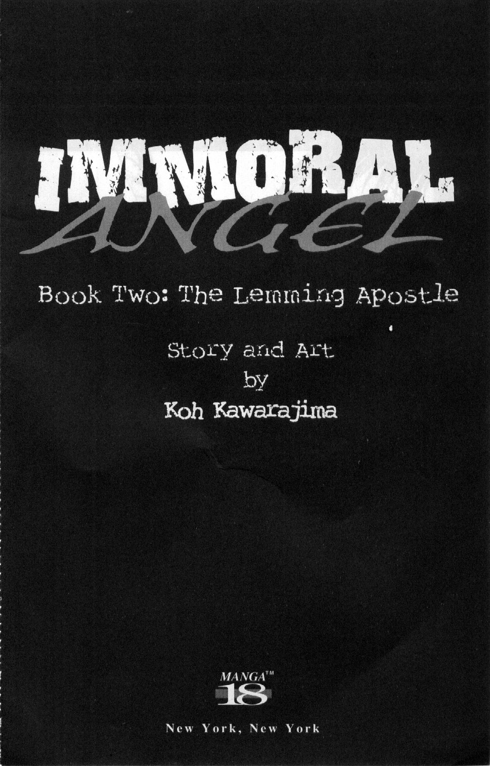 Immoral Angel Volume 2: Lemming Apostle page 2 full