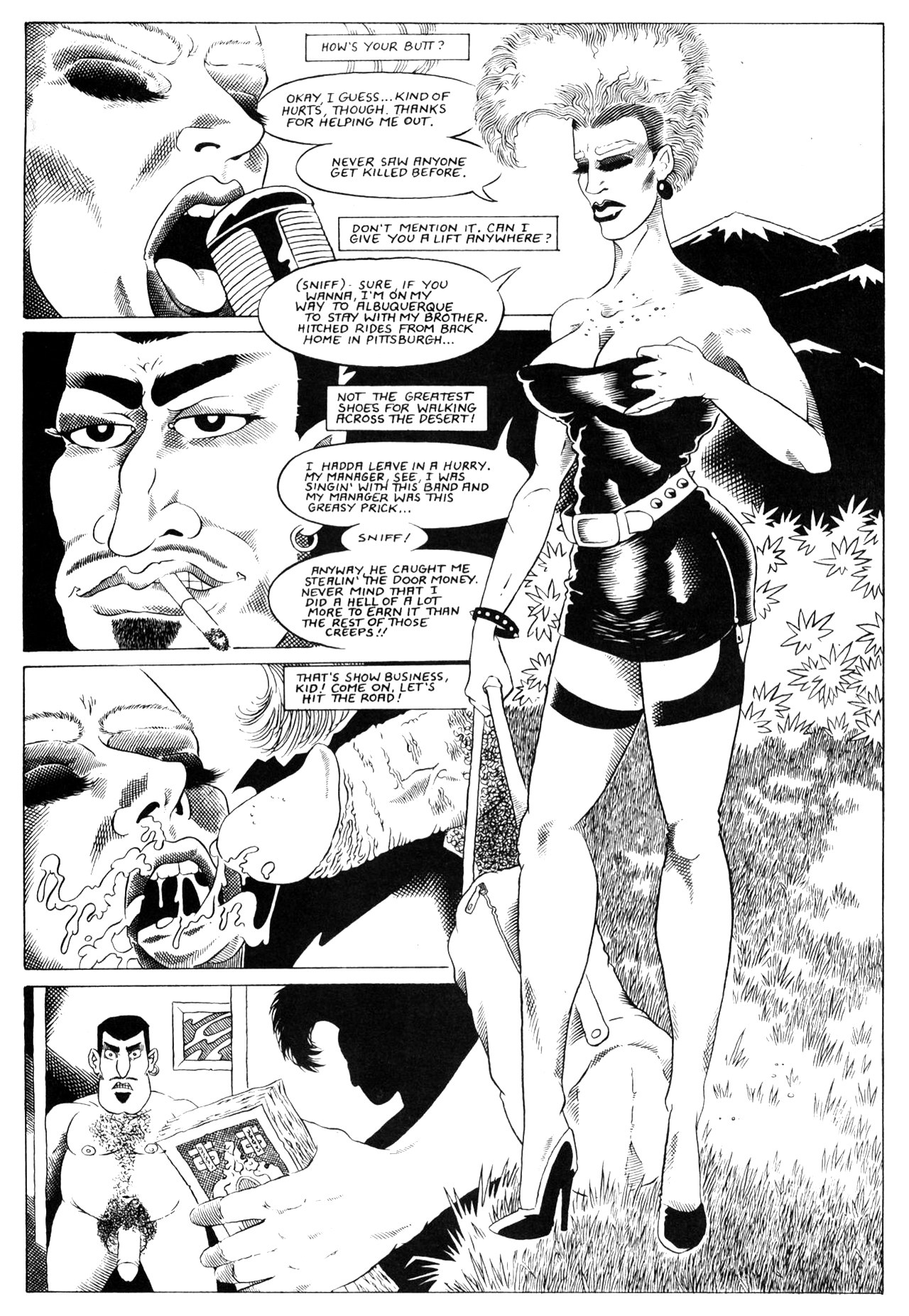 Horny Biker Slut #1 page 8 full