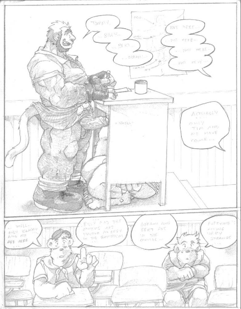 Gross comic Too Far 04 page 3 full