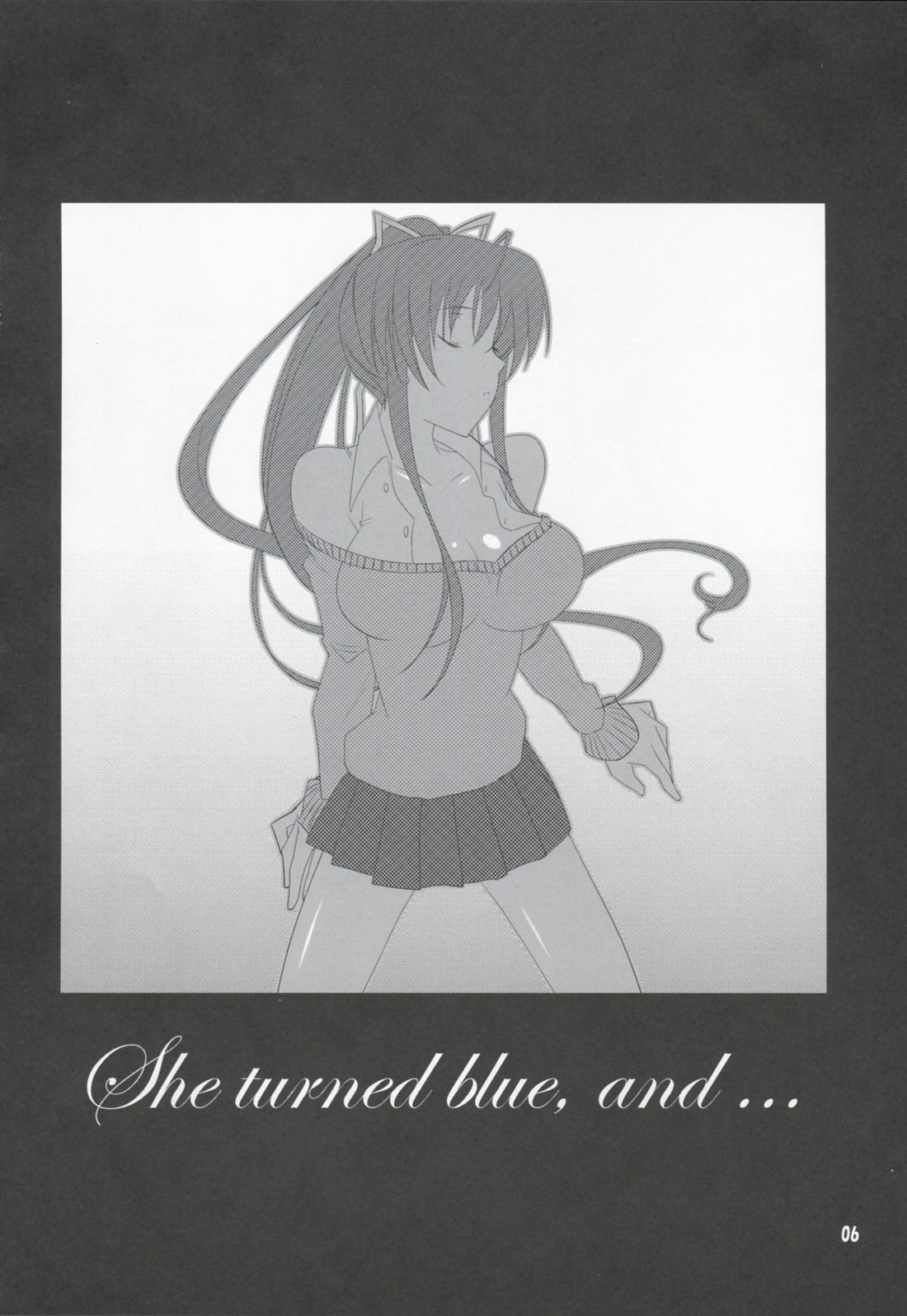 She turned blue, and... page 5 full