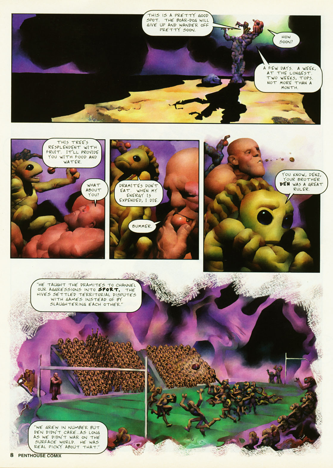 Penthouse Comix 17 page 8 full