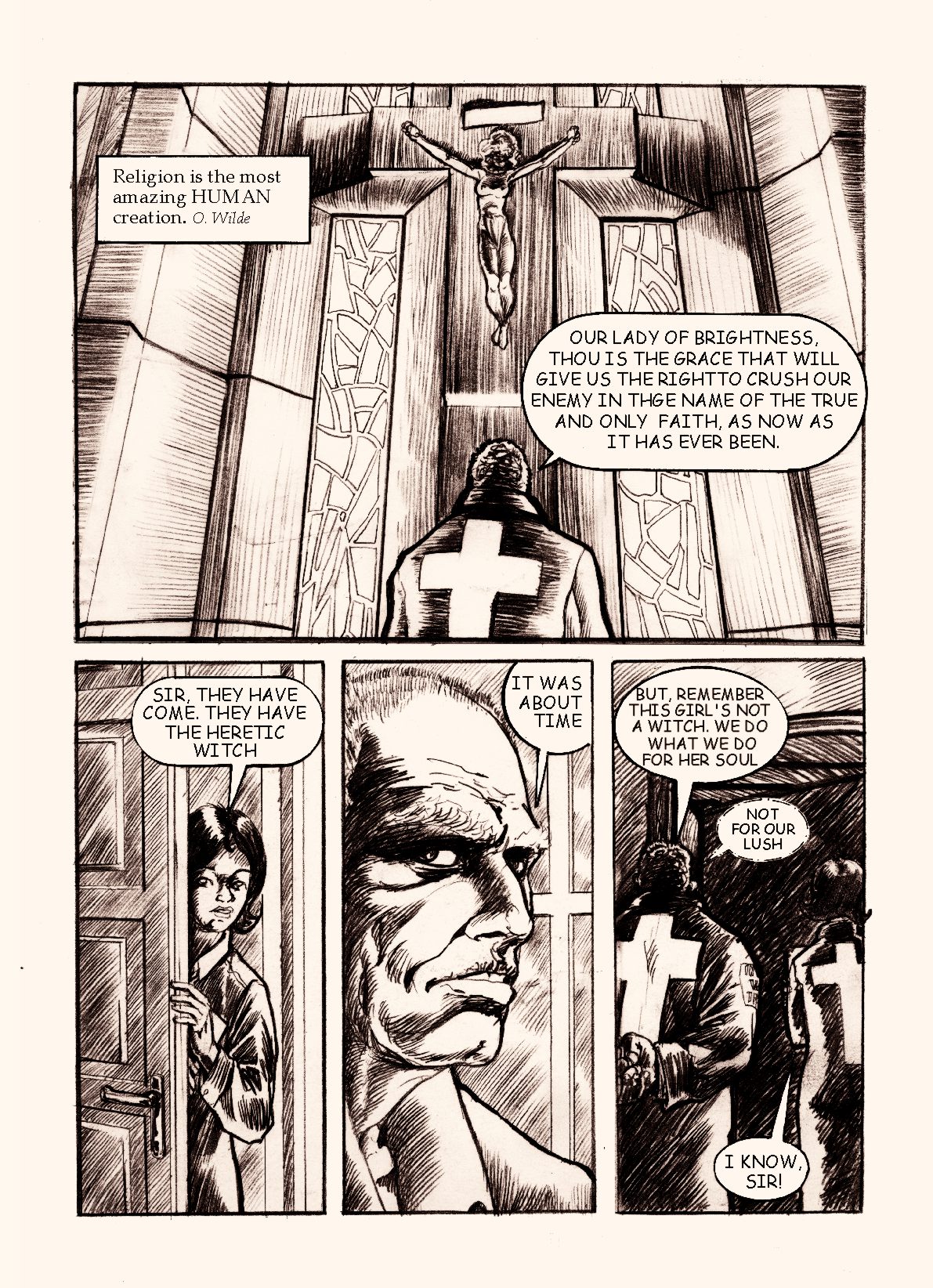 Woongah-- The Heretic page 1 full