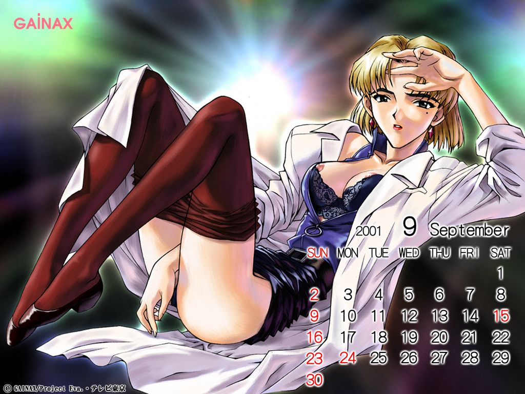 2001 Neon Genesis Evangelion Calander version 2 page 9 full