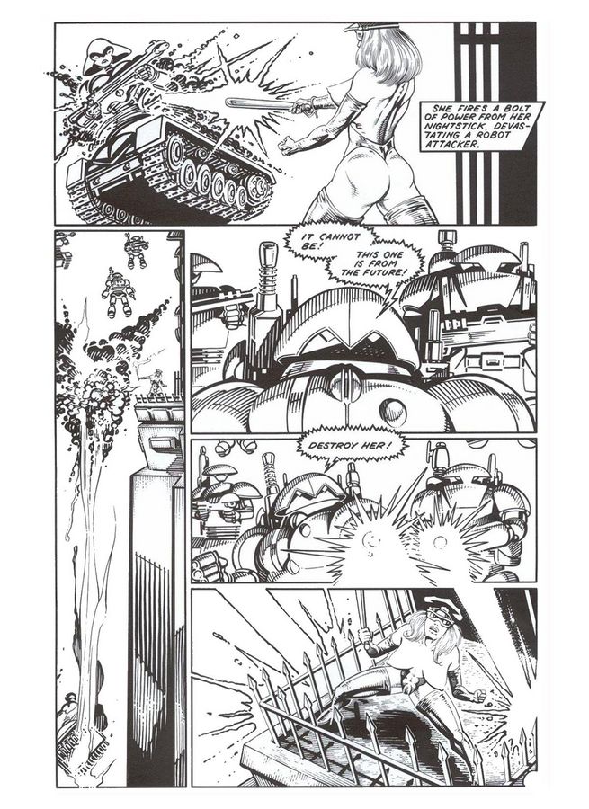 Bondage Cop - Attack of The Zenax Robots page 6 full