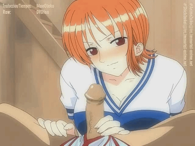 One Piece - Nami Blowjob & Titjob Hi-Res GIFs page 1 full