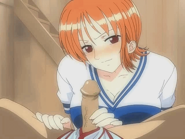 One Piece - Nami Blowjob & Titjob Hi-Res GIFs page 2 full