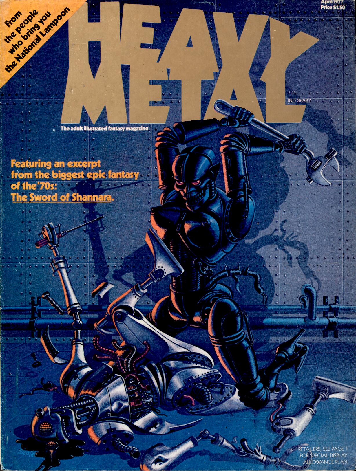 Heavy Metal 1977-04-Vol-01-#01 April page 1 full