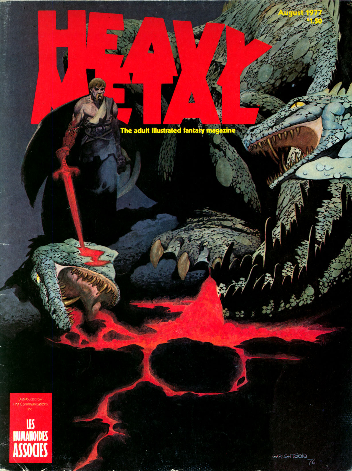 Heavy Metal 1977-08-Vol-01-#05 August page 1 full
