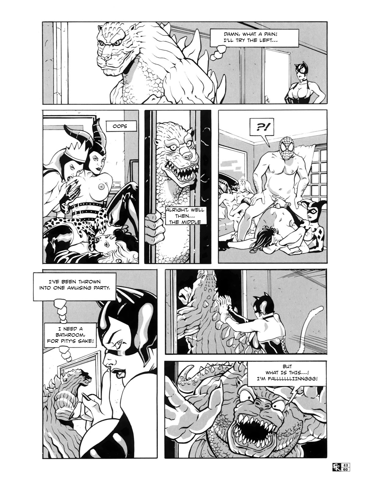 Godzilla V.S. Catwoman page 3 full