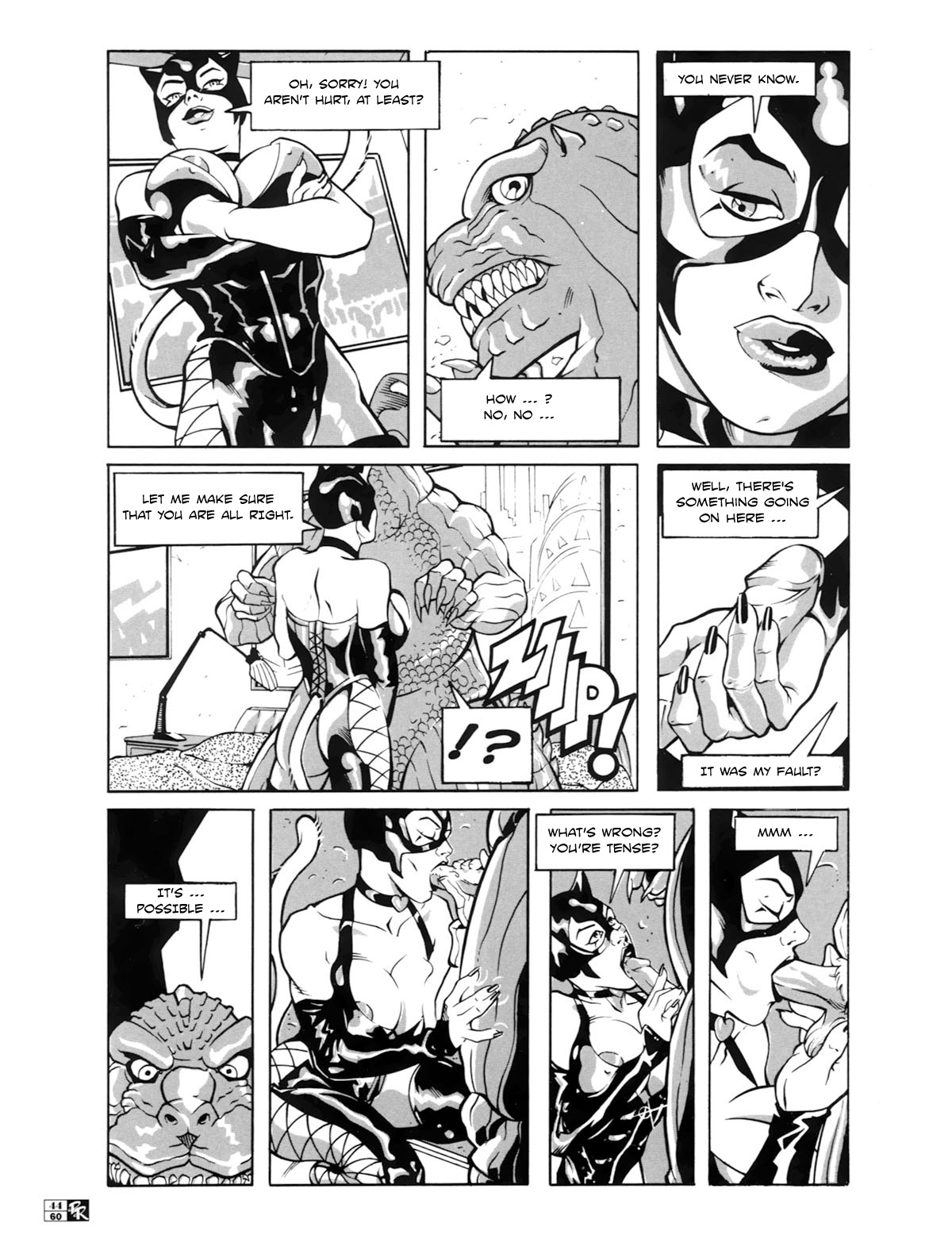 Godzilla V.S. Catwoman page 4 full