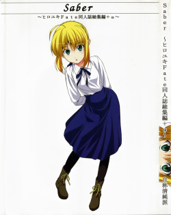 Saber ~Hiroyuki Fate Doujinshi Soushuuhen + α~