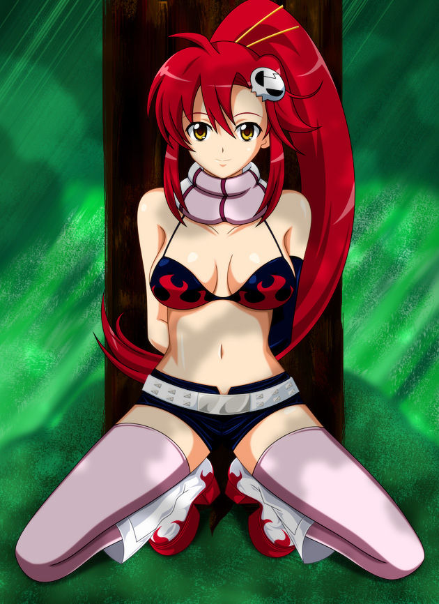 Gurren Lagann Yoko 18 Kin Doujin CG Shuu page 1 full