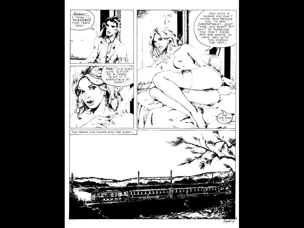 Julie on the Night Train page 8 full