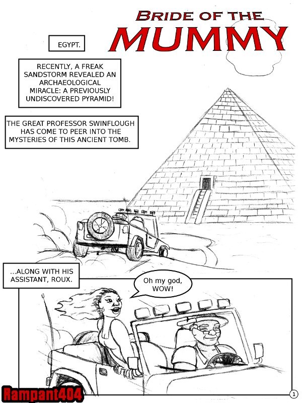Tales of Schlock #5 : Bride of the Mummy page 3 full