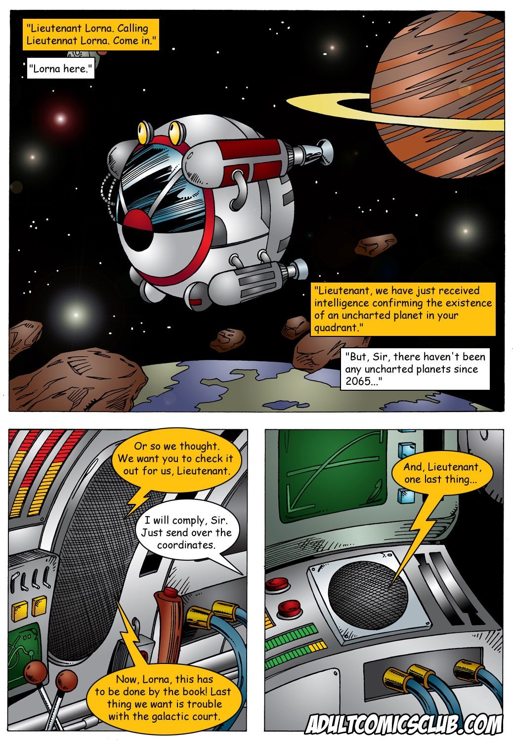 Lorna Space Encounter page 1 full