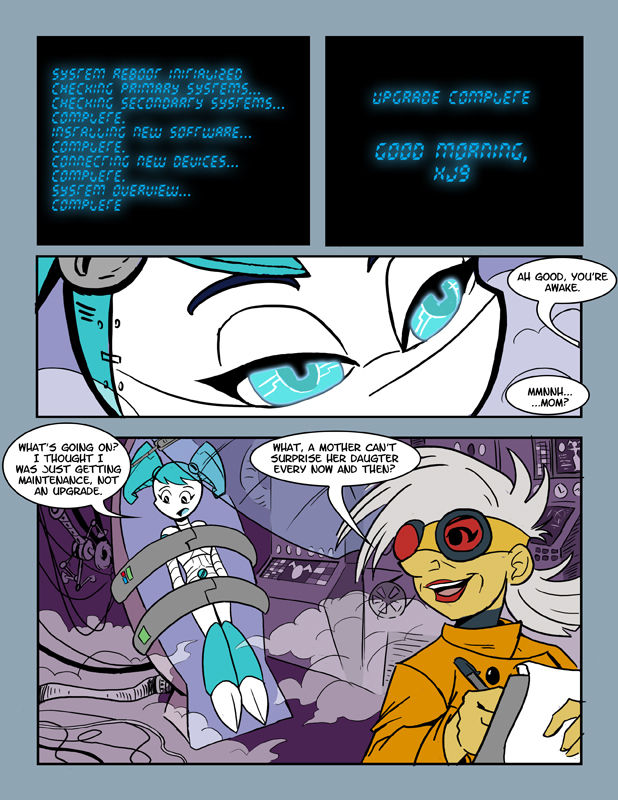 comic my life as a teenage robot page 1 full