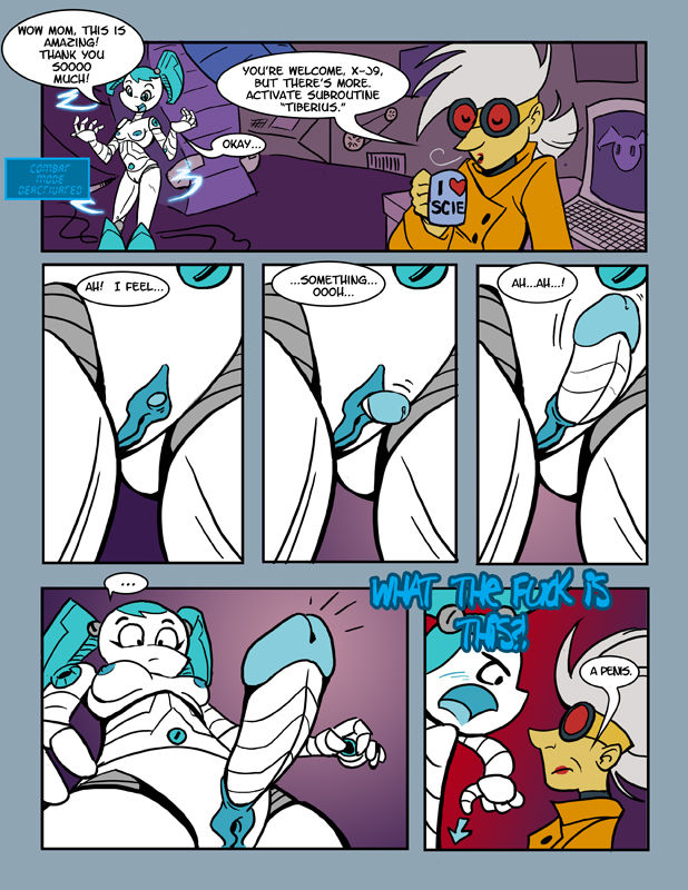 comic my life as a teenage robot page 4 full