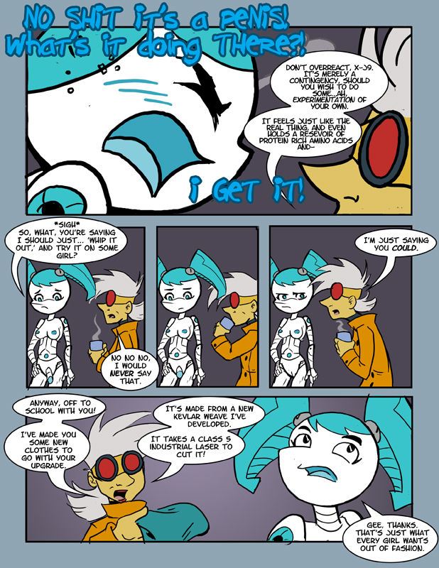 comic my life as a teenage robot page 5 full