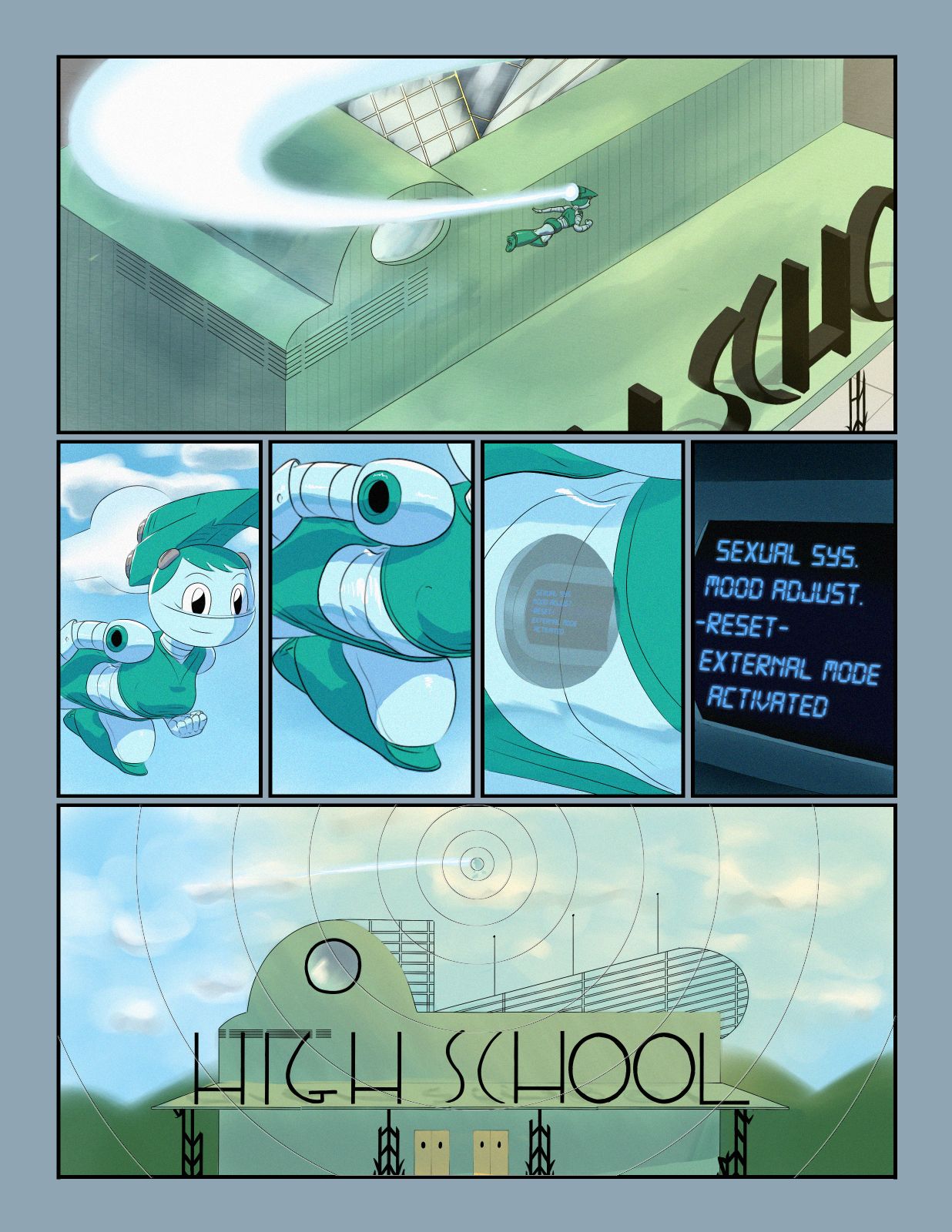 comic my life as a teenage robot page 7 full