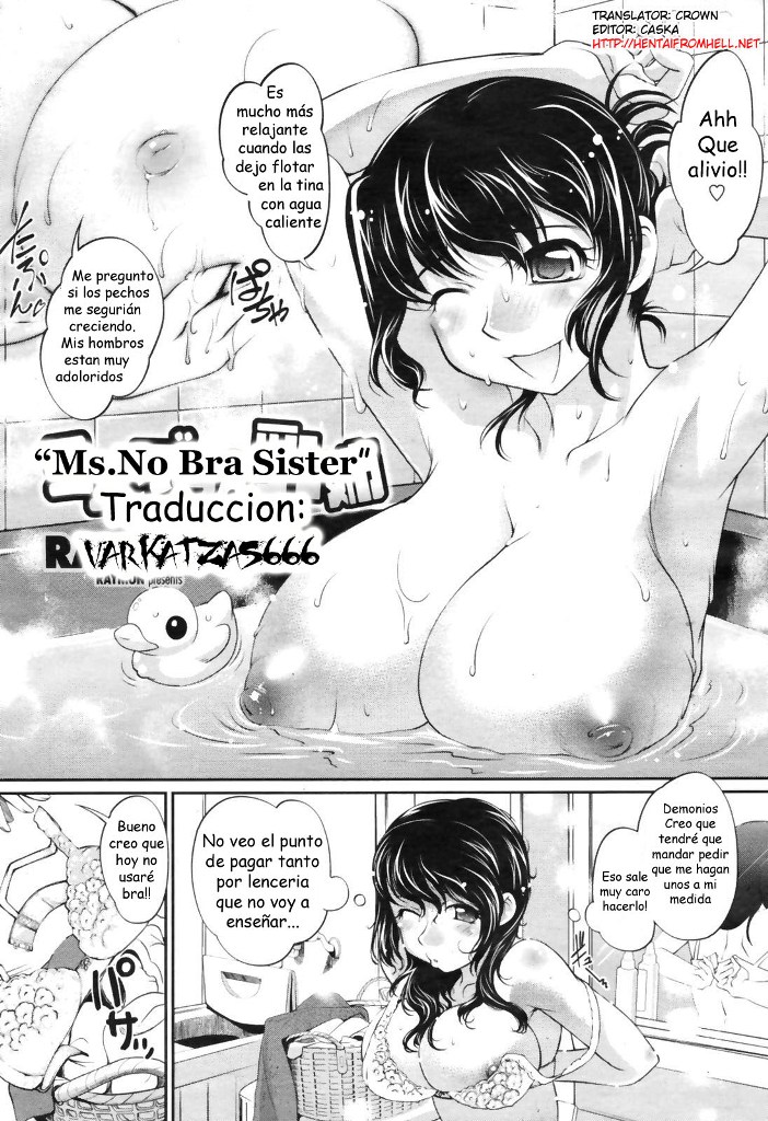 Miss Bra n Chichi Ane | Ms. No-Bra Sister page 1 full