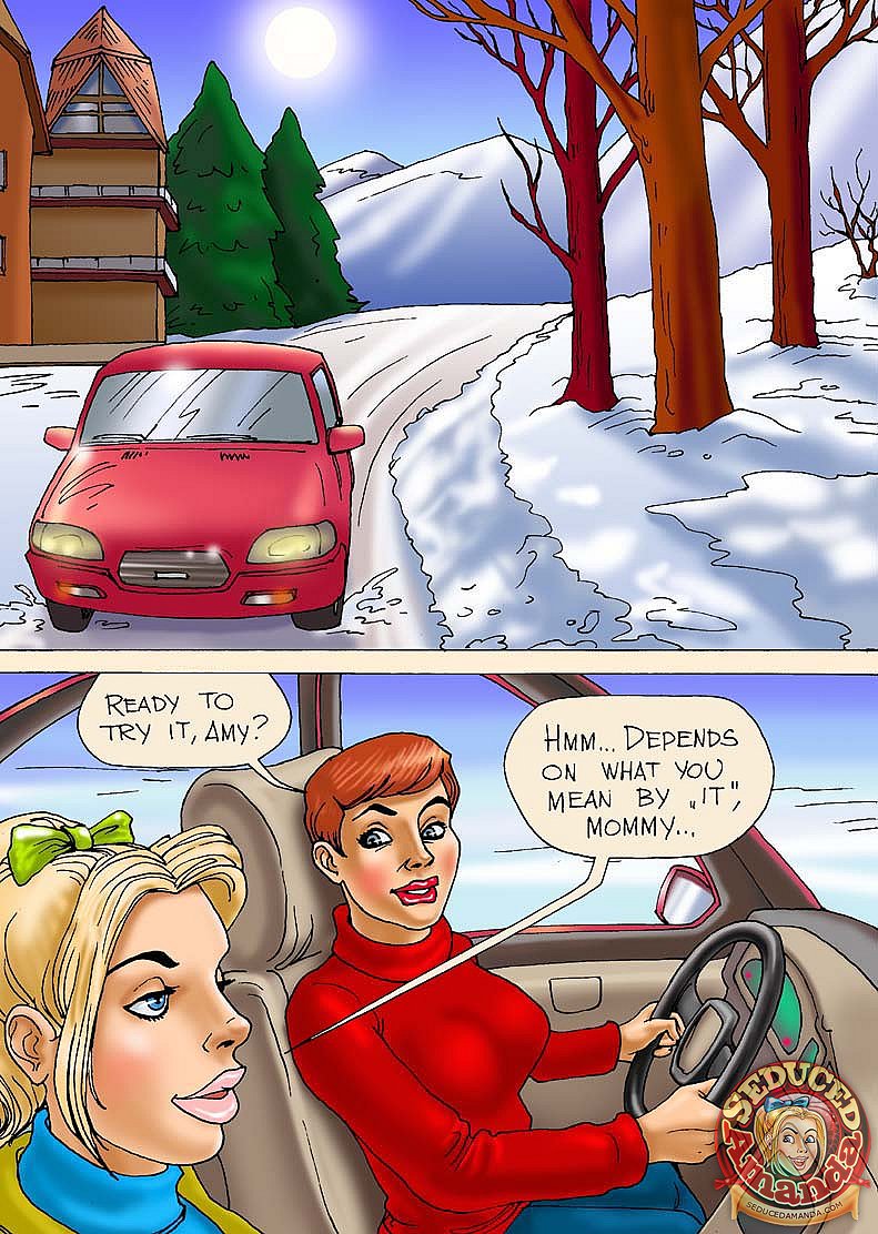 Seduced Amanda - Sexy Skiing page 1 full
