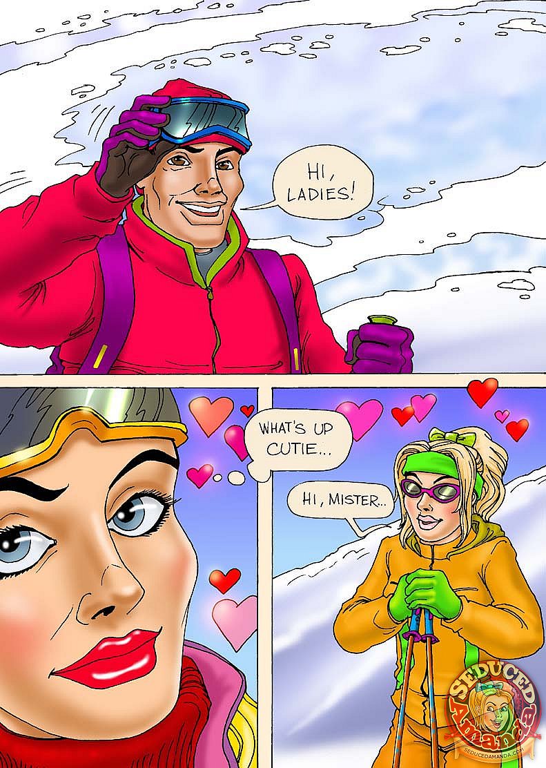 Seduced Amanda - Sexy Skiing page 4 full