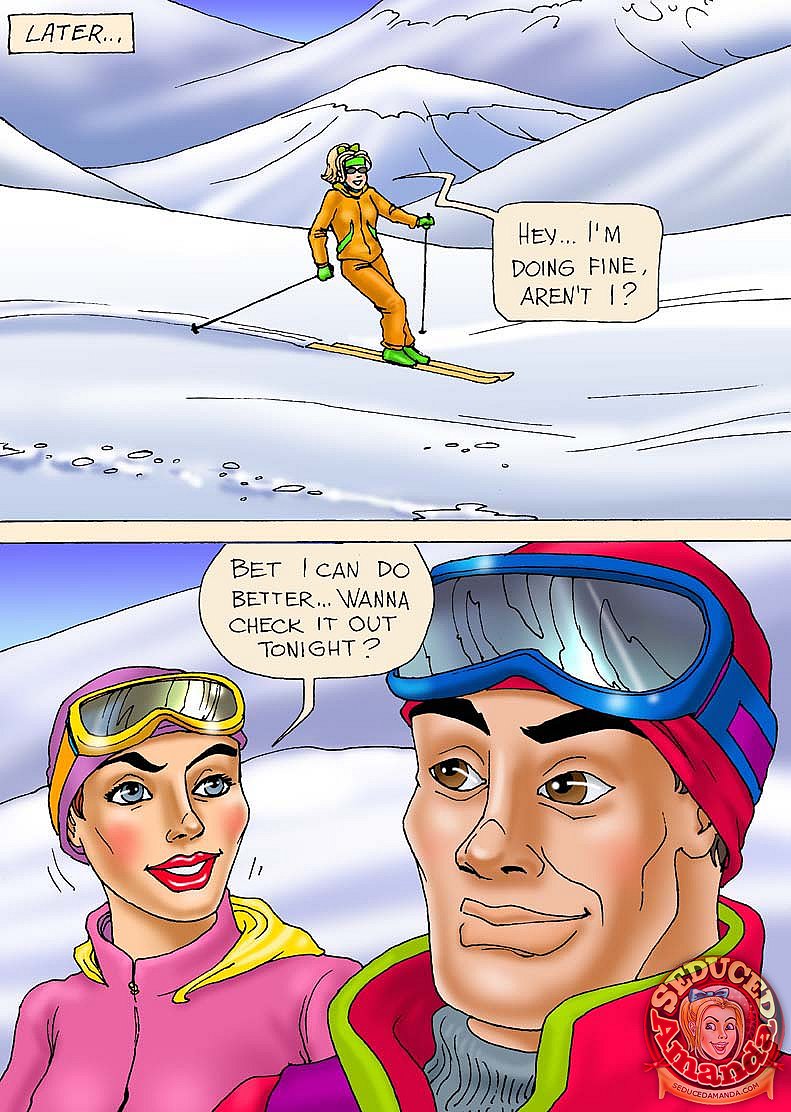 Seduced Amanda - Sexy Skiing page 5 full