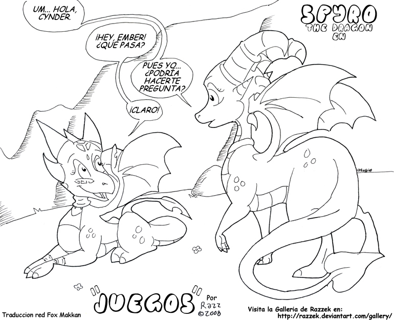 Spyro the dragon   Ember + Cynder español page 1 full