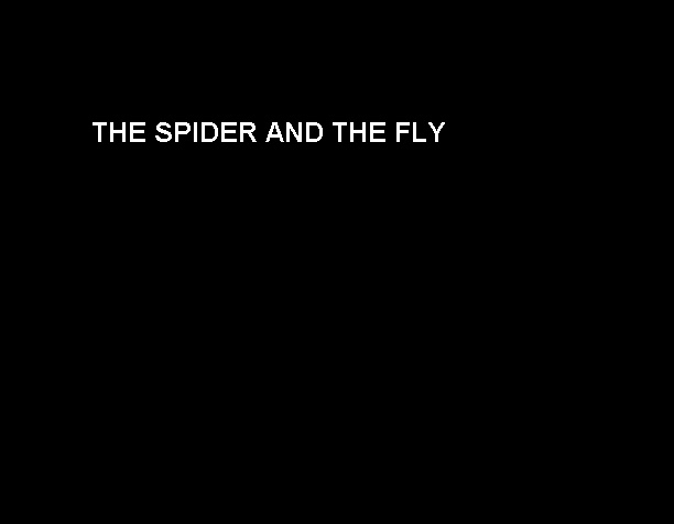 The Spider and the Fly page 1 full