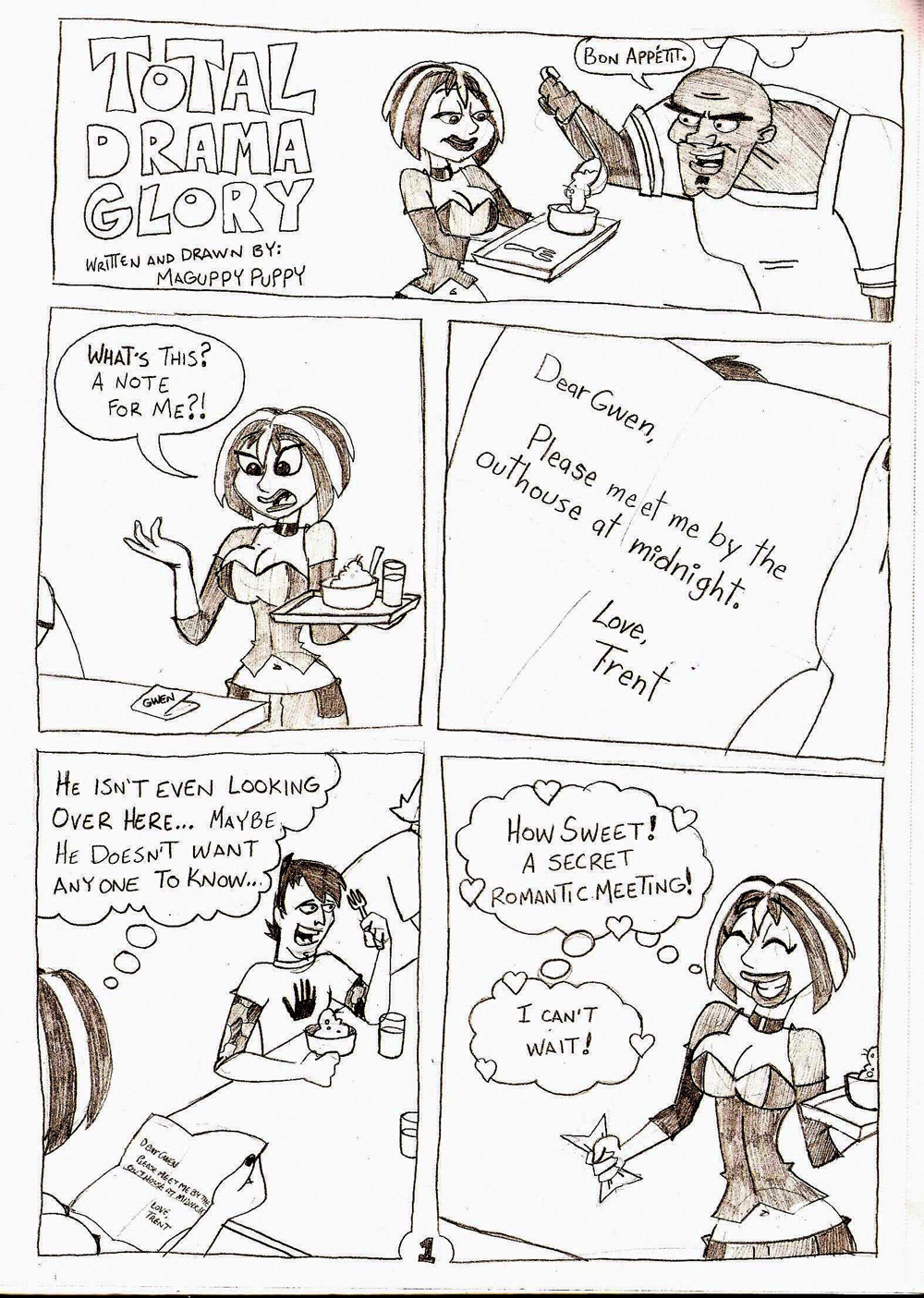 Total Drama Glory page 1 full