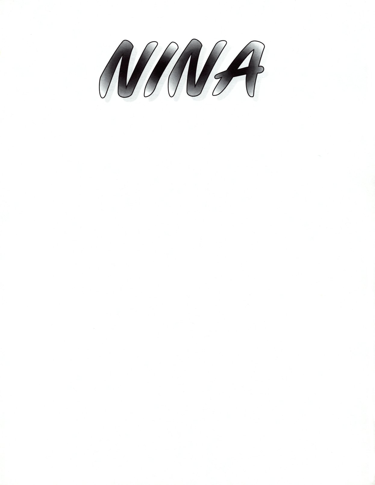 Nina - Volume #1 page 3 full